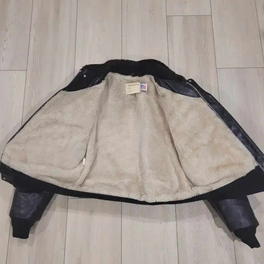 [BUNJANG] Schott NYC Leather Jacket with Fur Trim / Schott NYC Steerhide 가죽자켓