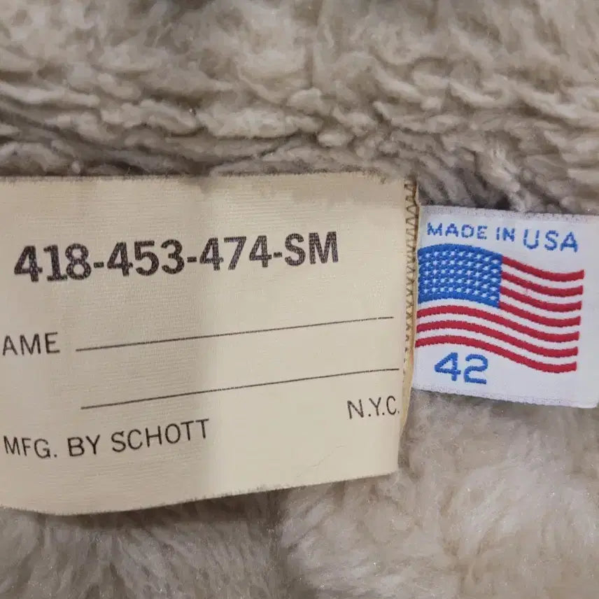 [BUNJANG] Schott NYC Leather Jacket with Fur Trim / Schott NYC Steerhide 가죽자켓