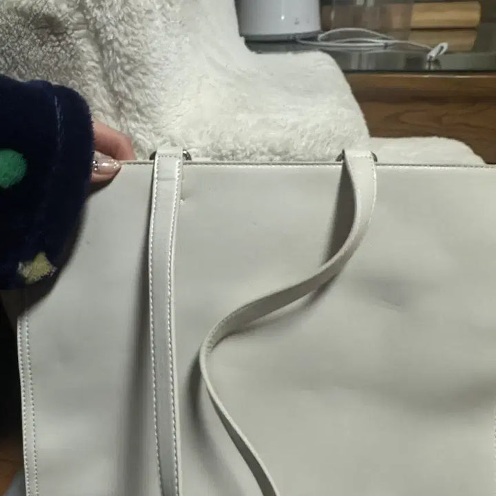[BUNJANG] Jill by Jill Stuart X Jju Unni White Tote Bag / 쭈언니 질바이질스튜어트 케미백 화이트 토트백 JLBA3F312WT