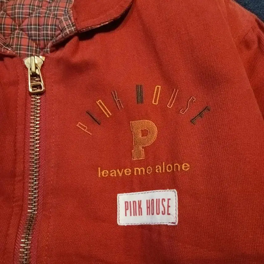 [BUNJANG] Pink House Pigment Red Inner Christmas Check Logo Arm Pocket Cotton G2 A1 / 리바이스 실버탭 연청워싱 루즈핏 블랭크탭 워터리스 청바지 데님팬츠 32