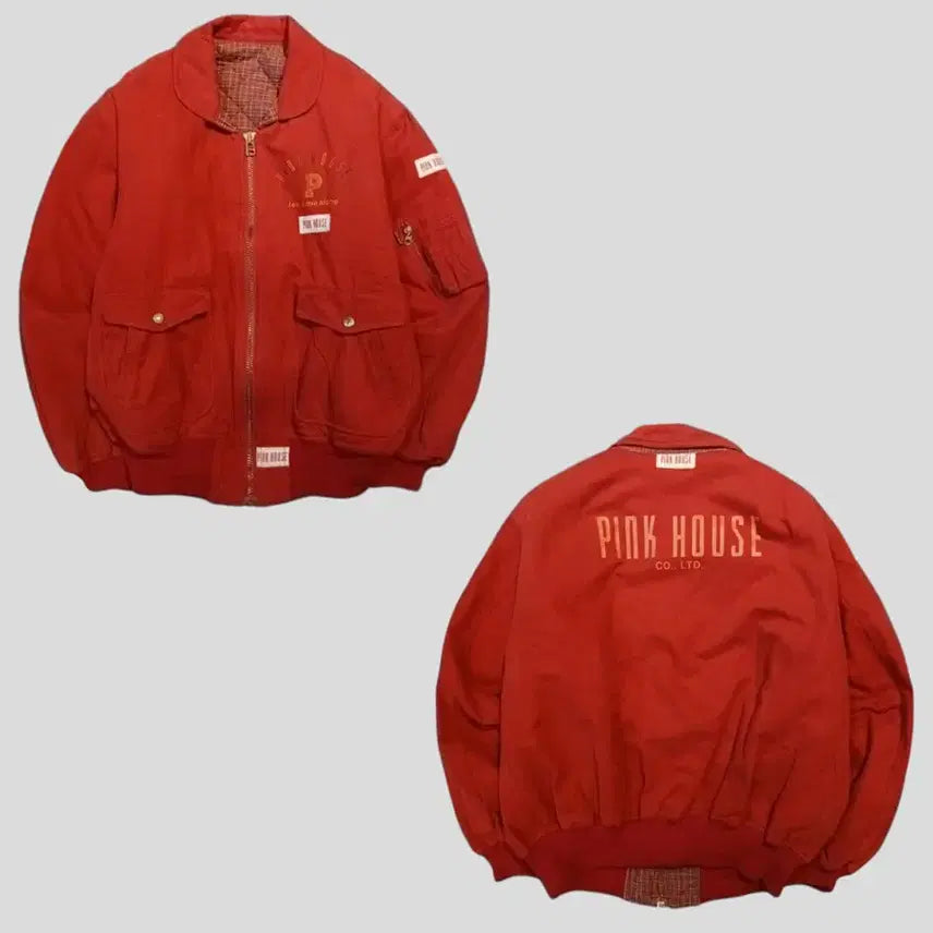 [BUNJANG] Pink House Pigment Red Inner Christmas Check Logo Arm Pocket Cotton G2 A1 / 리바이스 실버탭 연청워싱 루즈핏 블랭크탭 워터리스 청바지 데님팬츠 32