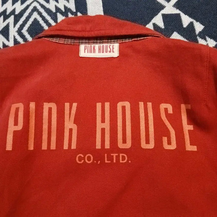 [BUNJANG] Pink House Pigment Red Inner Christmas Check Logo Arm Pocket Cotton G2 A1 / 리바이스 실버탭 연청워싱 루즈핏 블랭크탭 워터리스 청바지 데님팬츠 32