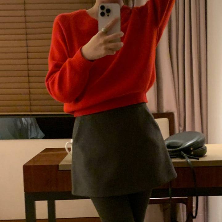 [BUNJANG] Miel Caryn Wool Skirt - Beige, Charcoal, Black / (새상품)미엘 캐린 울 스커트_베이지,차콜,블랙