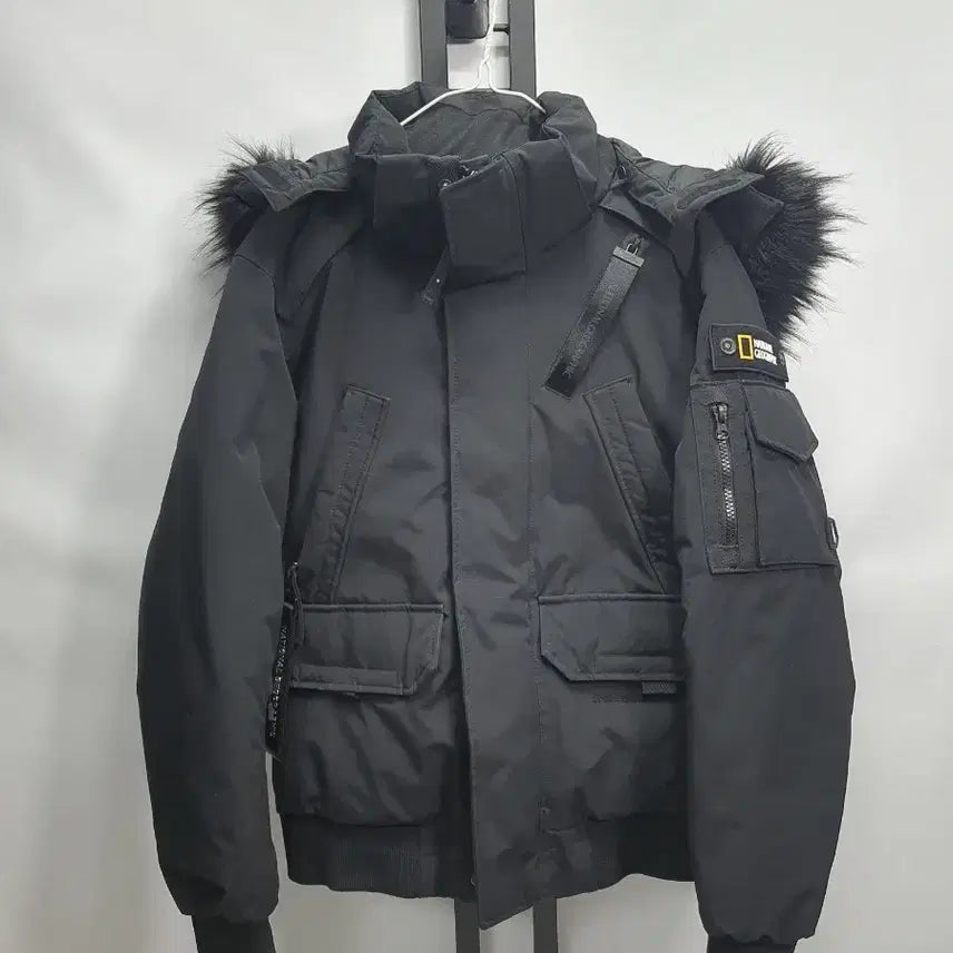 [SOLD OUT] 내셔널지오그래픽 숏패딩 타루가 덕다운 자켓 블랙 m