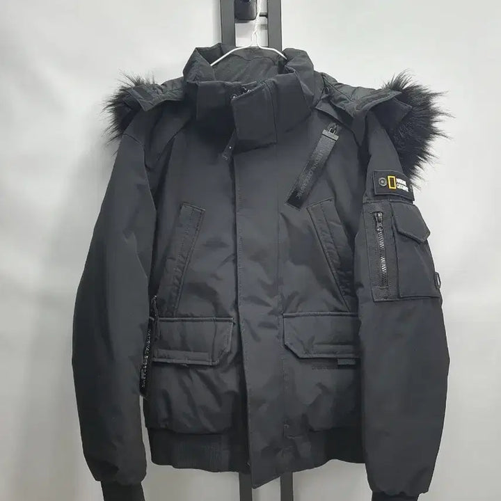 [SOLD OUT] 내셔널지오그래픽 숏패딩 타루가 덕다운 자켓 블랙 m