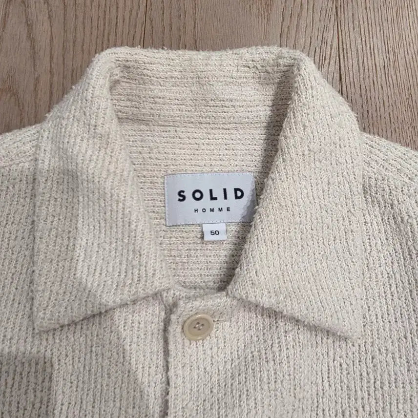 [BUNJANG] Solid Homme Ivory Cardigan / 솔리드옴므 아이보리 가디건