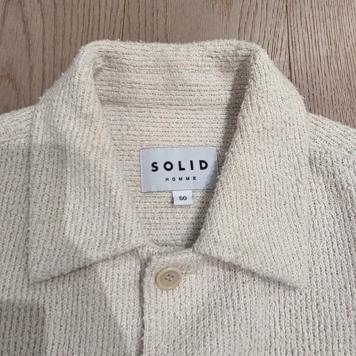 [BUNJANG] Solid Homme Ivory Cardigan / 솔리드옴므 아이보리 가디건