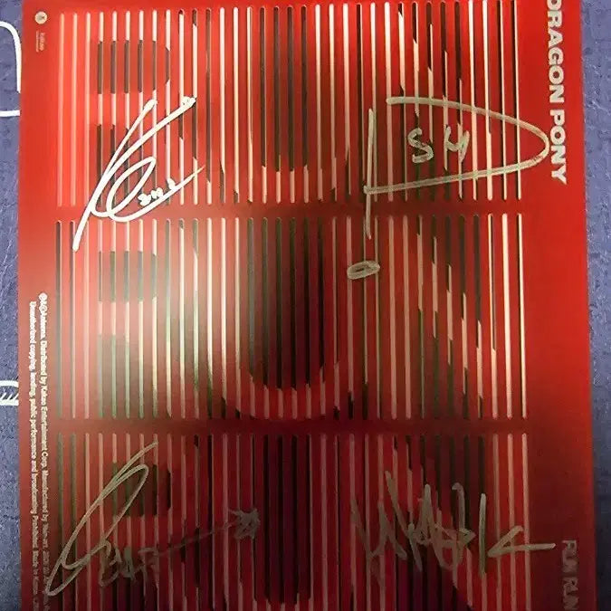 [BUNJANG] DRAGONPONY Signed Album / 드래곤포니 DRAGONPONY 비매 싸인앨범