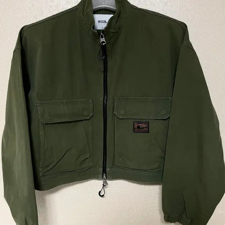[BUNJANG] MGGN Macwoodgun Khaki Bomber Jacket (S) / MGGN 맥우드건 카키 봄버 야상 자켓 S