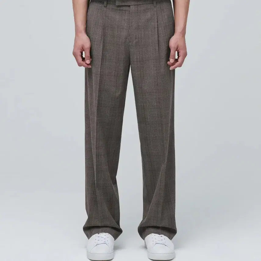 [BUNJANG] Musinsa Standard Glen Check Blazer &amp; Slacks Set / 무신사 스탠다드 글렌 체크 블레이저 셋업 L,31 사이즈