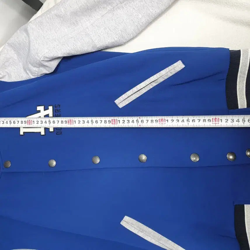 [BUNJANG] MLB LA Dodgers Varsity Jacket Stadium Jumper Blue (Size 100) / MLB 엠엘비 LA다저스 바시티 자켓 스타디움 점퍼 블루 100