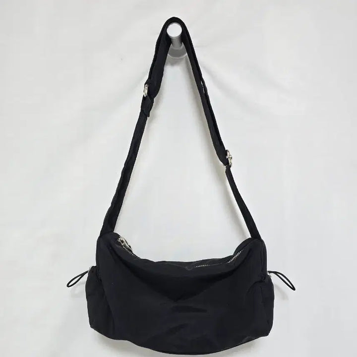[BUNJANG] Keds Black Nylon Crossbody Shoulder Bag / 케즈 블랙 나일론 숄더백 크로스백 0316