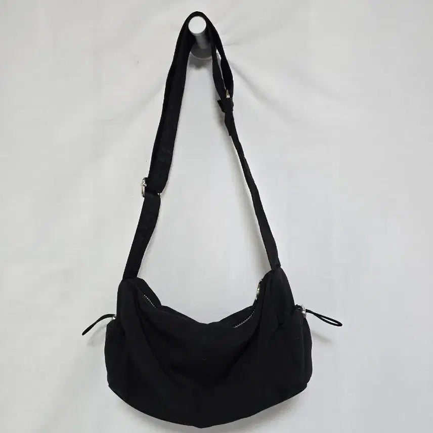 [BUNJANG] Keds Black Nylon Crossbody Shoulder Bag / 케즈 블랙 나일론 숄더백 크로스백 0316