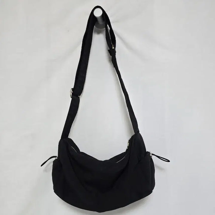 [BUNJANG] Keds Black Nylon Crossbody Shoulder Bag / 케즈 블랙 나일론 숄더백 크로스백 0316