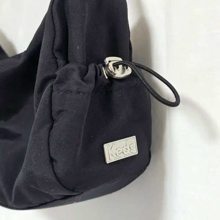 [BUNJANG] Keds Black Nylon Crossbody Shoulder Bag / 케즈 블랙 나일론 숄더백 크로스백 0316