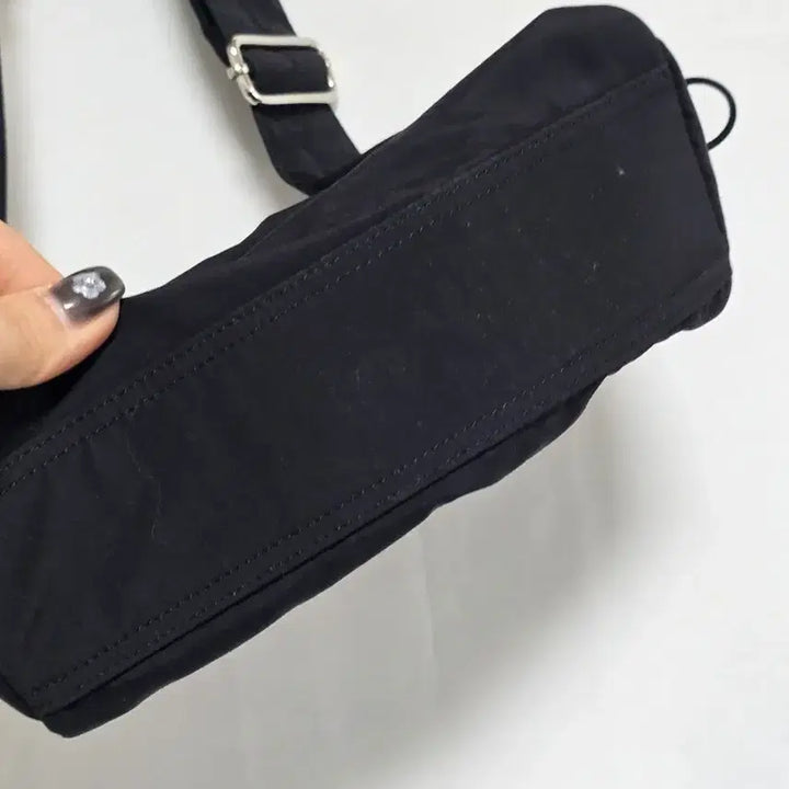 [BUNJANG] Keds Black Nylon Crossbody Shoulder Bag / 케즈 블랙 나일론 숄더백 크로스백 0316