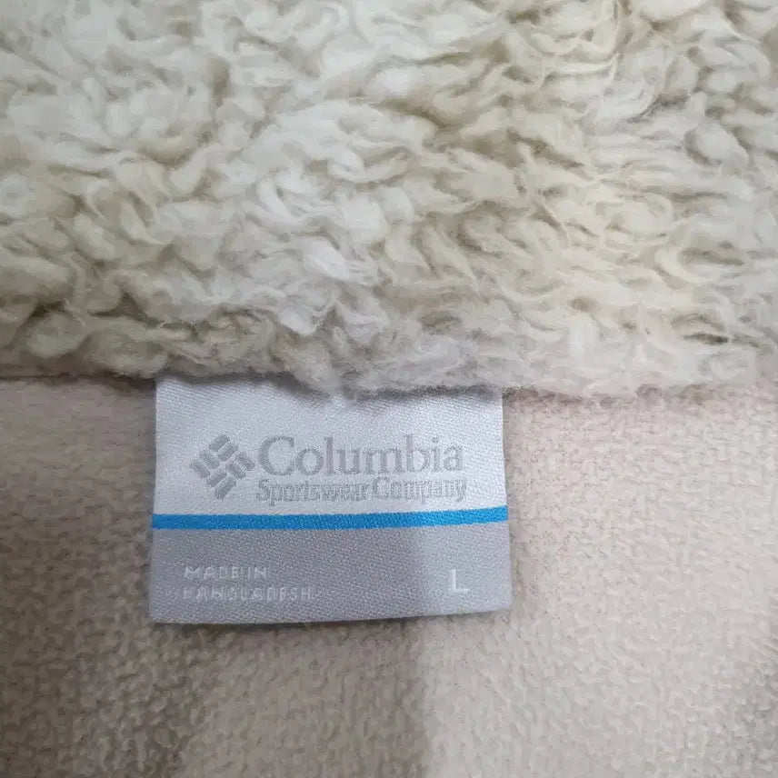 [SOLD OUT] 컬럼비아 뽀글이 플리스 자켓 아이보리