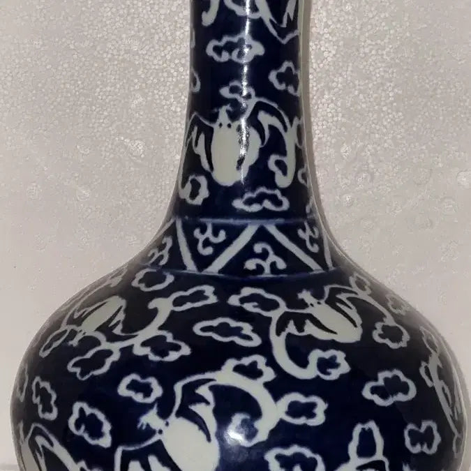 [BUNJANG] Daeming Manlyeok-nyeon Celadon Porcelain Vase / 대명 만력년제 청화백자 화병 높이34 지름23센 중국도자기 고도자 골통품
