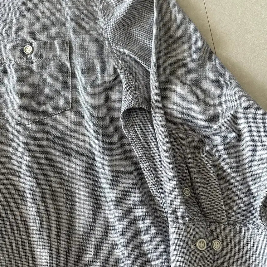 [SOLD OUT] NII 린넨 혼방 그레이 셔츠 XL