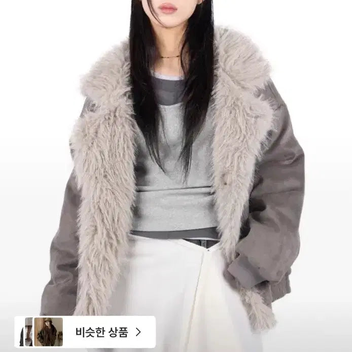 [BUNJANG] Rit Kim Senji Fur Mustang Jacket / 릿킴 센지 퍼 무스탕