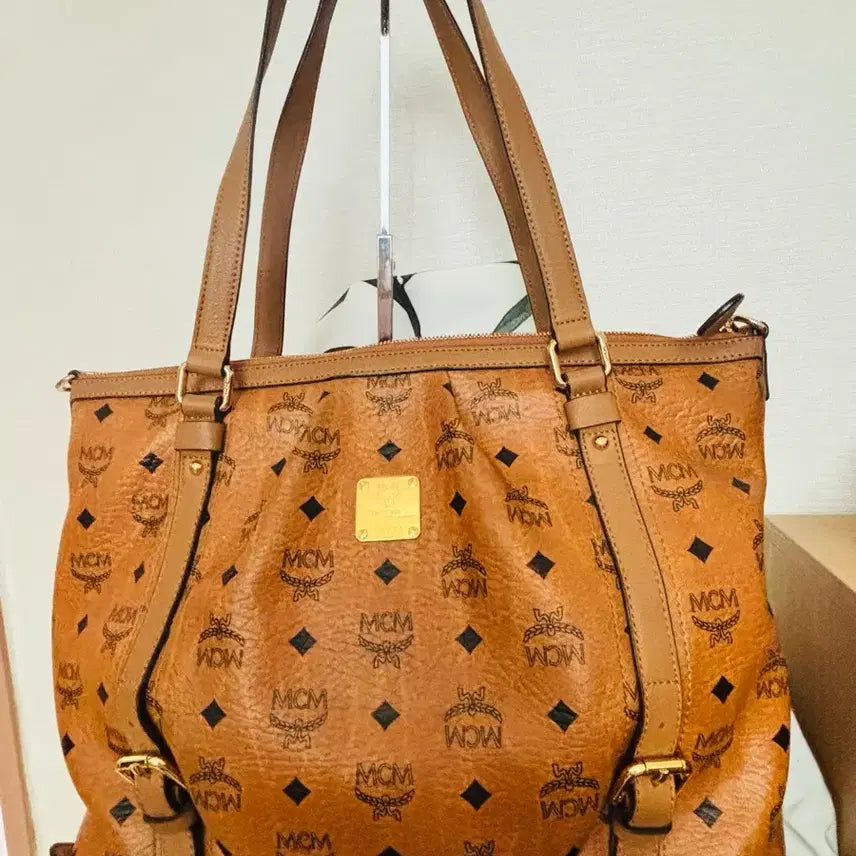 [BUNJANG] MCM Brown Tote Bag / MCM 가방 브라운 토트백