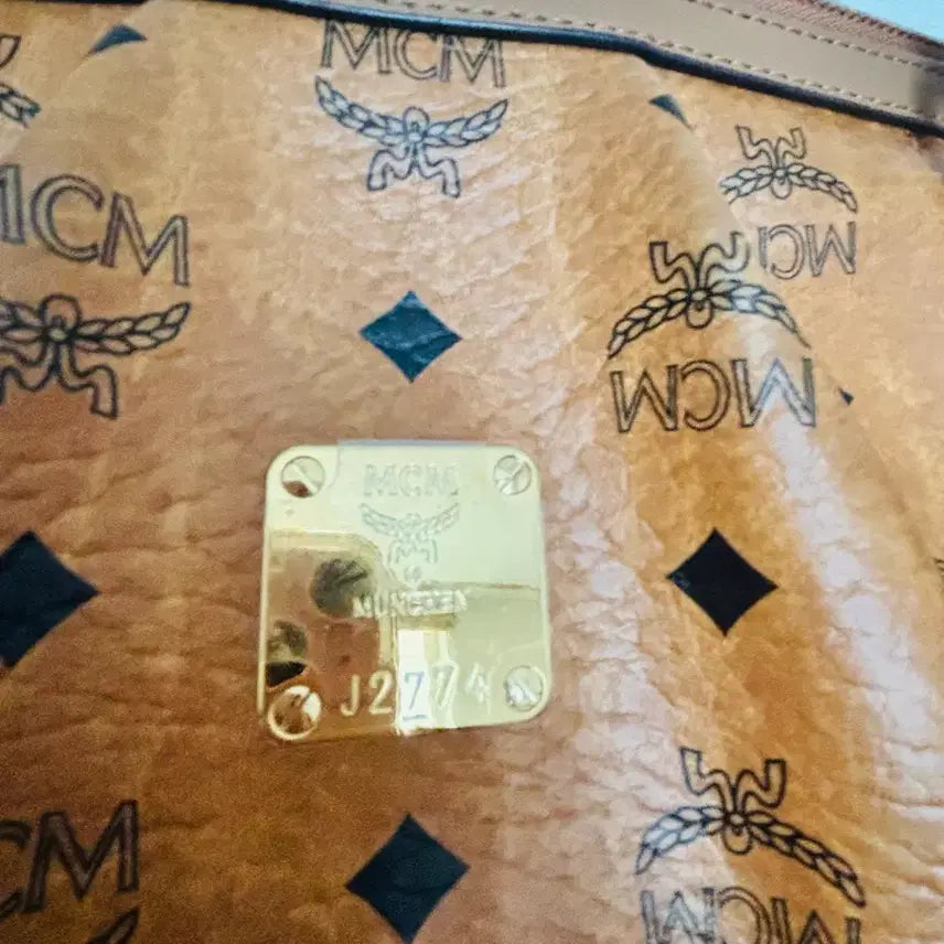 [BUNJANG] MCM Brown Tote Bag / MCM 가방 브라운 토트백