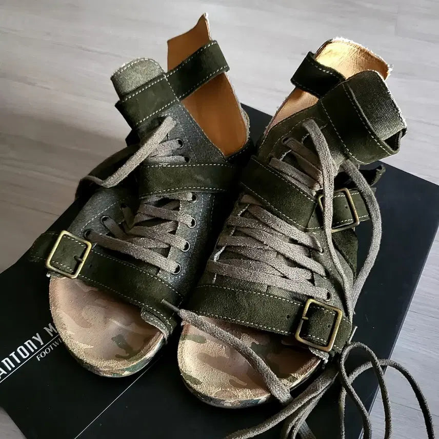 [BUNJANG] Antony Morato Gladiator Camo Sandals / 안토니 모라토 글레디에이터 카모(41)새상품