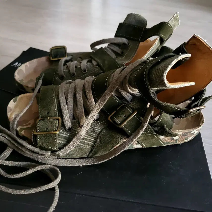 [BUNJANG] Antony Morato Gladiator Camo Sandals / 안토니 모라토 글레디에이터 카모(41)새상품