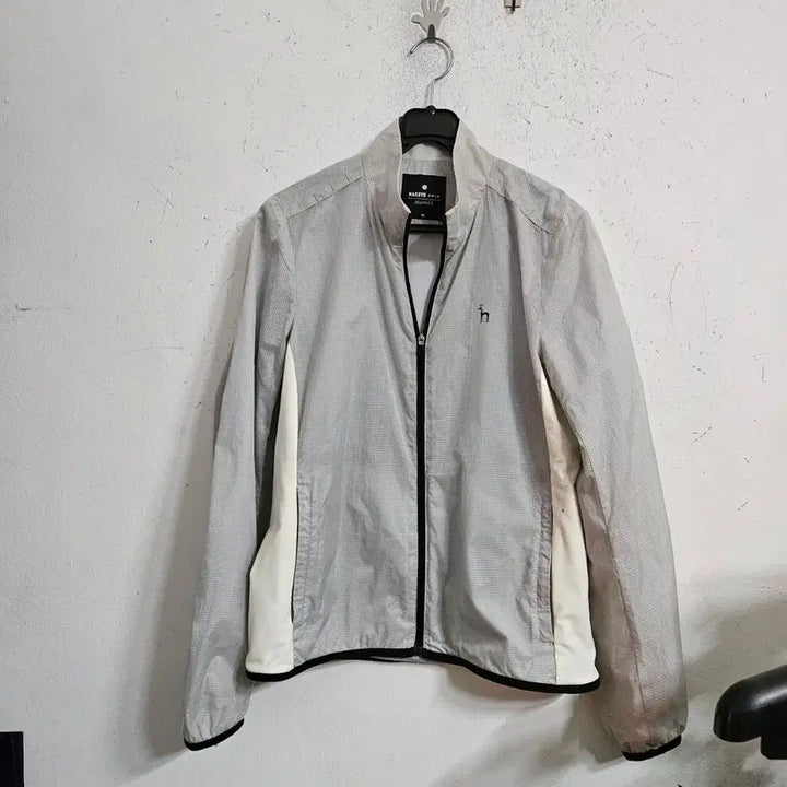 [BUNJANG] Hazzys Golf Windbreaker Jacket Gray 90 / 헤지스 골프 바람막이 점퍼 그레이90