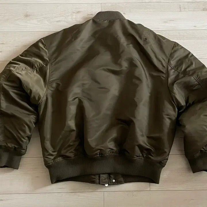 [BUNJANG] ZARA Oversized Bomber Jacket - Khaki (Size S) / [S] 자라 오버사이즈 핏 봄버 자켓 카키 SHANGHAI EDITION