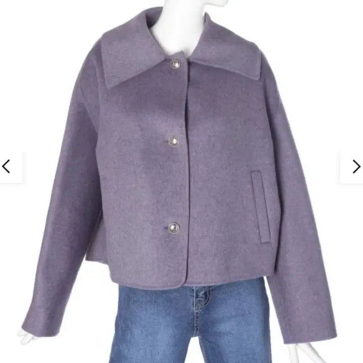 [BUNJANG] Olive Des Olive Handmade Short Jacket Coat / 올리브데올리브 핸드메이드 숏 자켓 코트 보라 퍼플