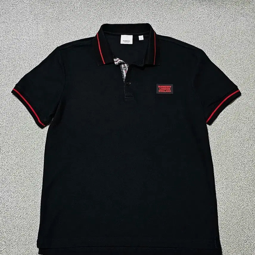 [BUNJANG] Burberry PK Logo Patch T-shirt / [L 시이즈] 정품 버버리 로고패치 PK 반팔티셔츠