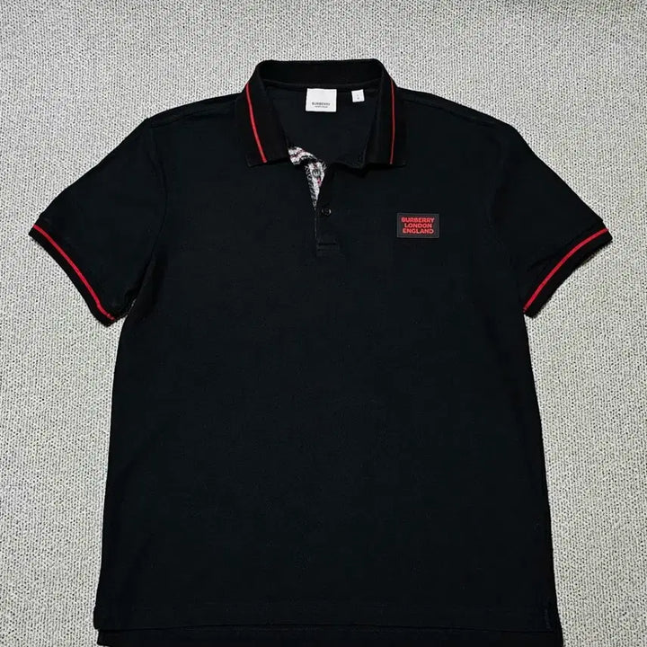 [BUNJANG] Burberry PK Logo Patch T-shirt / [L 시이즈] 정품 버버리 로고패치 PK 반팔티셔츠