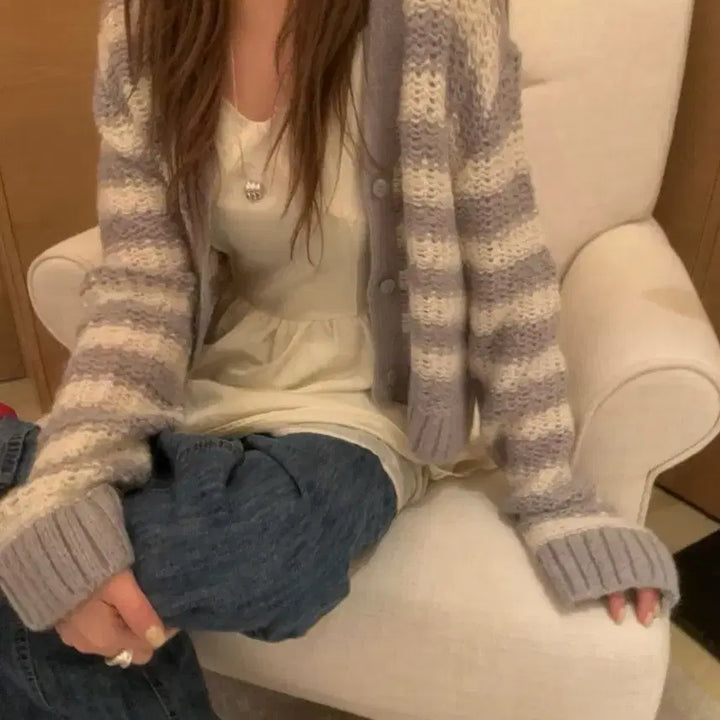 [SOLD OUT] (새상품)포스터 레니 알파카 가디건