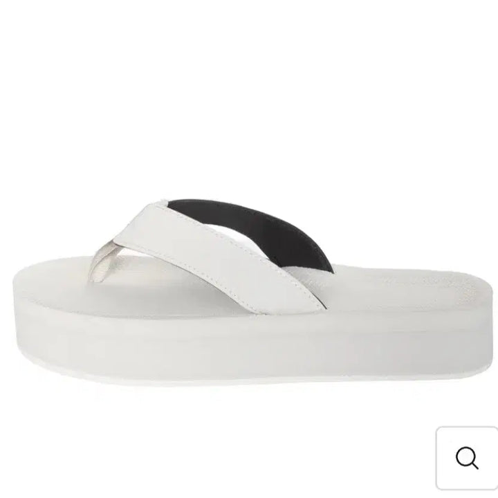 [BUNJANG] Indosole Platform Flip-Flops Cream US 4-5 / 발리여행 필수품 인도솔 indosole 통굽쪼리 크림컬러 Us 4-5사이