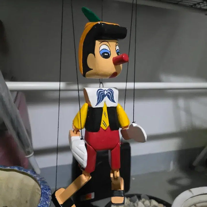 [BUNJANG] Wooden Pinocchio Marionette Doll / 목각 관절 피노키오 마리오네트