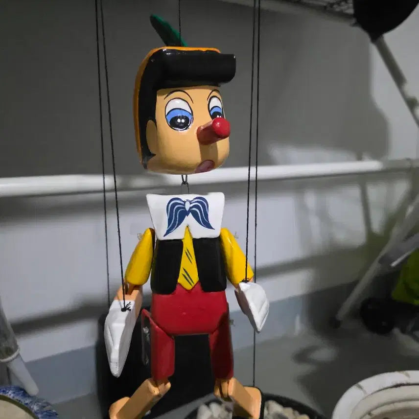 [BUNJANG] Wooden Pinocchio Marionette Doll / 목각 관절 피노키오 마리오네트