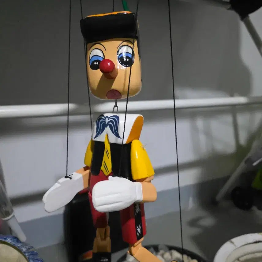 [BUNJANG] Wooden Pinocchio Marionette Doll / 목각 관절 피노키오 마리오네트