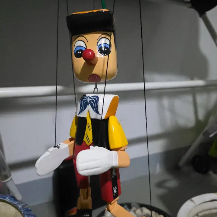 [BUNJANG] Wooden Pinocchio Marionette Doll / 목각 관절 피노키오 마리오네트
