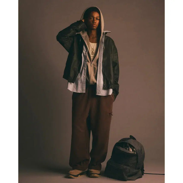 [BUNJANG] SEDAN ALL PURPOSE Grid Backpack Charcoal / [FREE] 세단올퍼포즈 그리드 백팩 챠콜 가방 데이팩