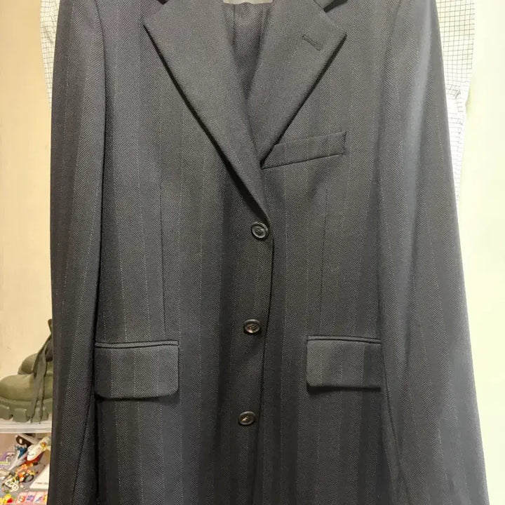 [BUNJANG] Our Legacy Dark Stripe Blazer Set / 마지막 가격내림)아워레가시 다크 스트라이프 블레이저 셋업