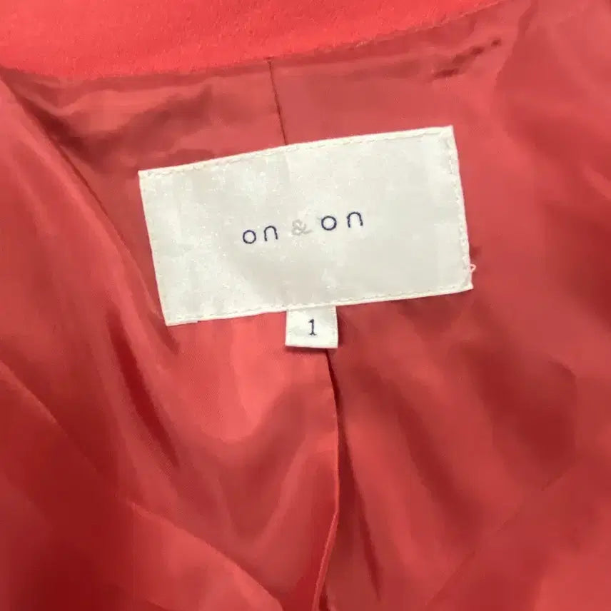 [BUNJANG] On&amp;On Double Breasted Red Trench Coat / 온앤온 더블 브레스트 레드 트렌치 코트