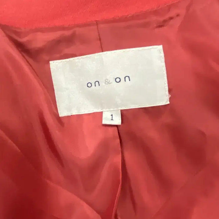 [BUNJANG] On&amp;On Double Breasted Red Trench Coat / 온앤온 더블 브레스트 레드 트렌치 코트