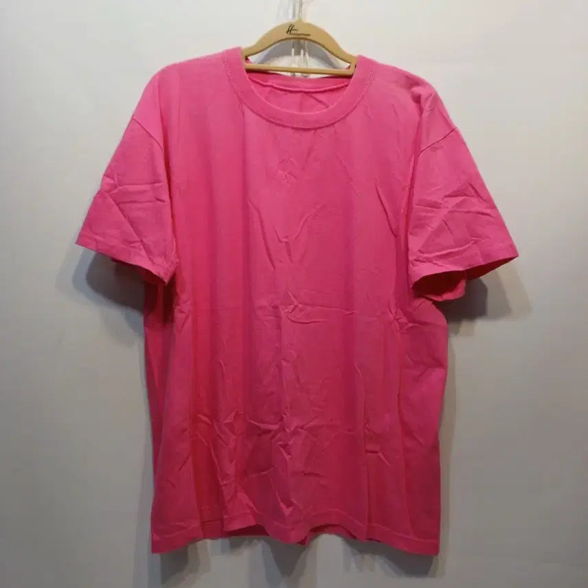 [BUNJANG] Hot Pink Summer T-shirt (Size 100) / 핫핑크 반팔 티셔츠100사이즈여름  63205