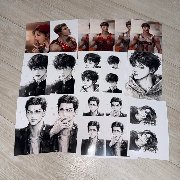 [BUNJANG] Slam Dunk, Jung Dae Man, Seo Tae Woong, Lee Han Na, Printingbox Photocard Bundle Set / 슬램덩크 십육님 정대만 서태웅 이한나 프린팅박스 프박 일괄