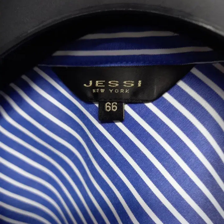 [BUNJANG] Jessi New York Cobalt Blue Striped Blouse / 제시뉴욕 춘하추 긴팔 블라우스 66.55