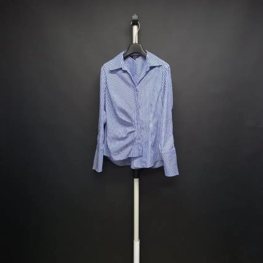 [BUNJANG] Jessi New York Cobalt Blue Striped Blouse / 제시뉴욕 춘하추 긴팔 블라우스 66.55
