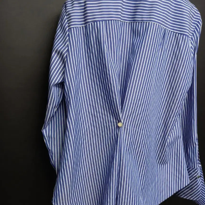 [BUNJANG] Jessi New York Cobalt Blue Striped Blouse / 제시뉴욕 춘하추 긴팔 블라우스 66.55
