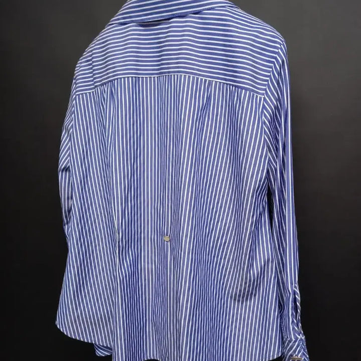 [BUNJANG] Jessi New York Cobalt Blue Striped Blouse / 제시뉴욕 춘하추 긴팔 블라우스 66.55