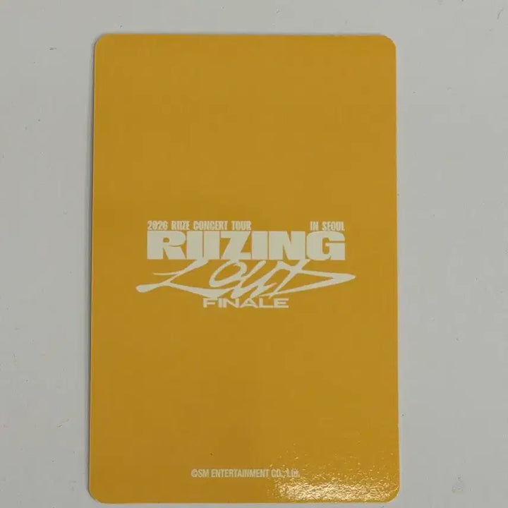 [BUNJANG] RIIZE Sohee Special Photocard / 라이즈 앙콘 트래카 소희 스페셜
